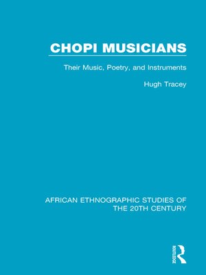 cover image of Chopi Musicians